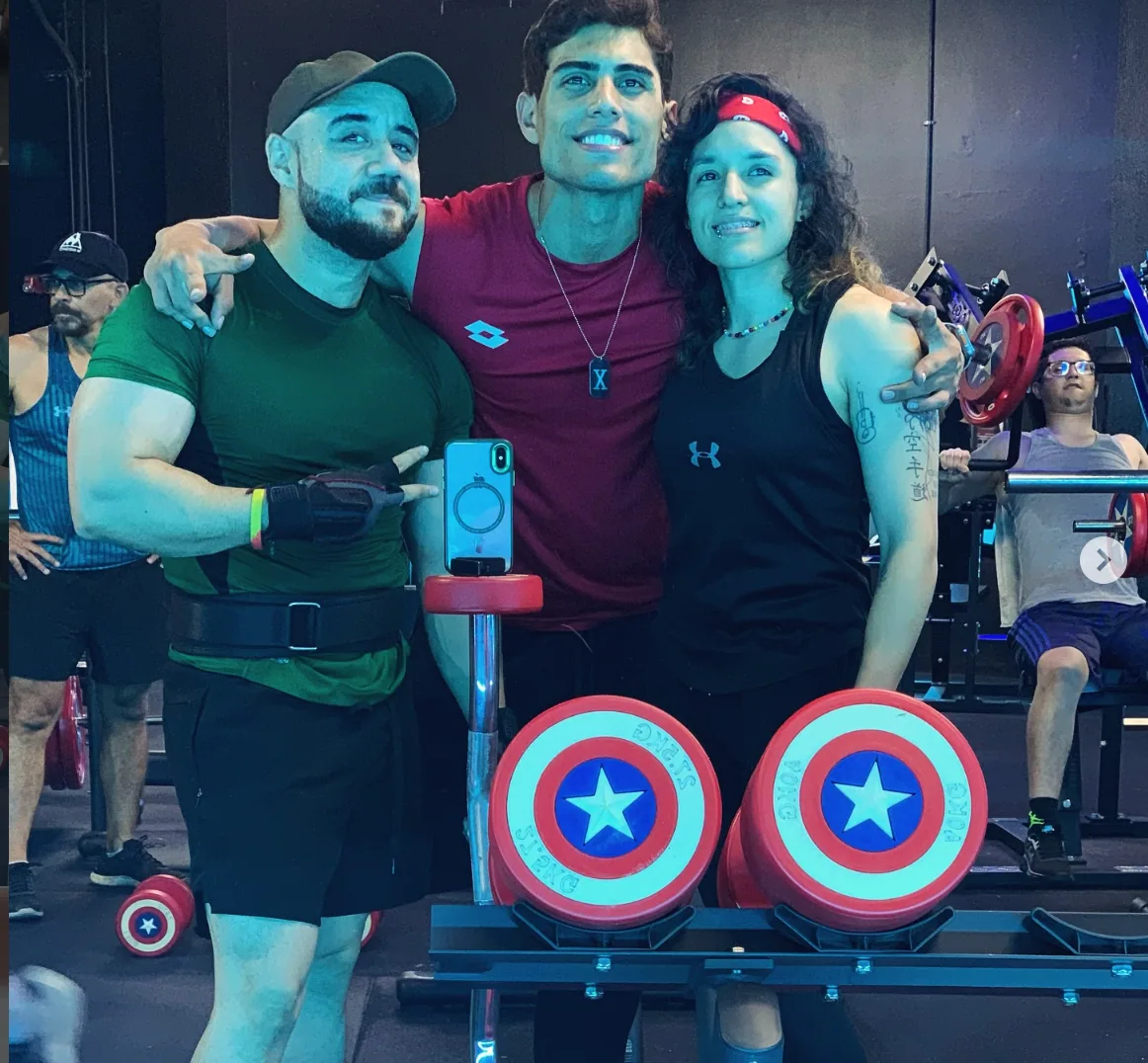 Alexander Barrera training with clients